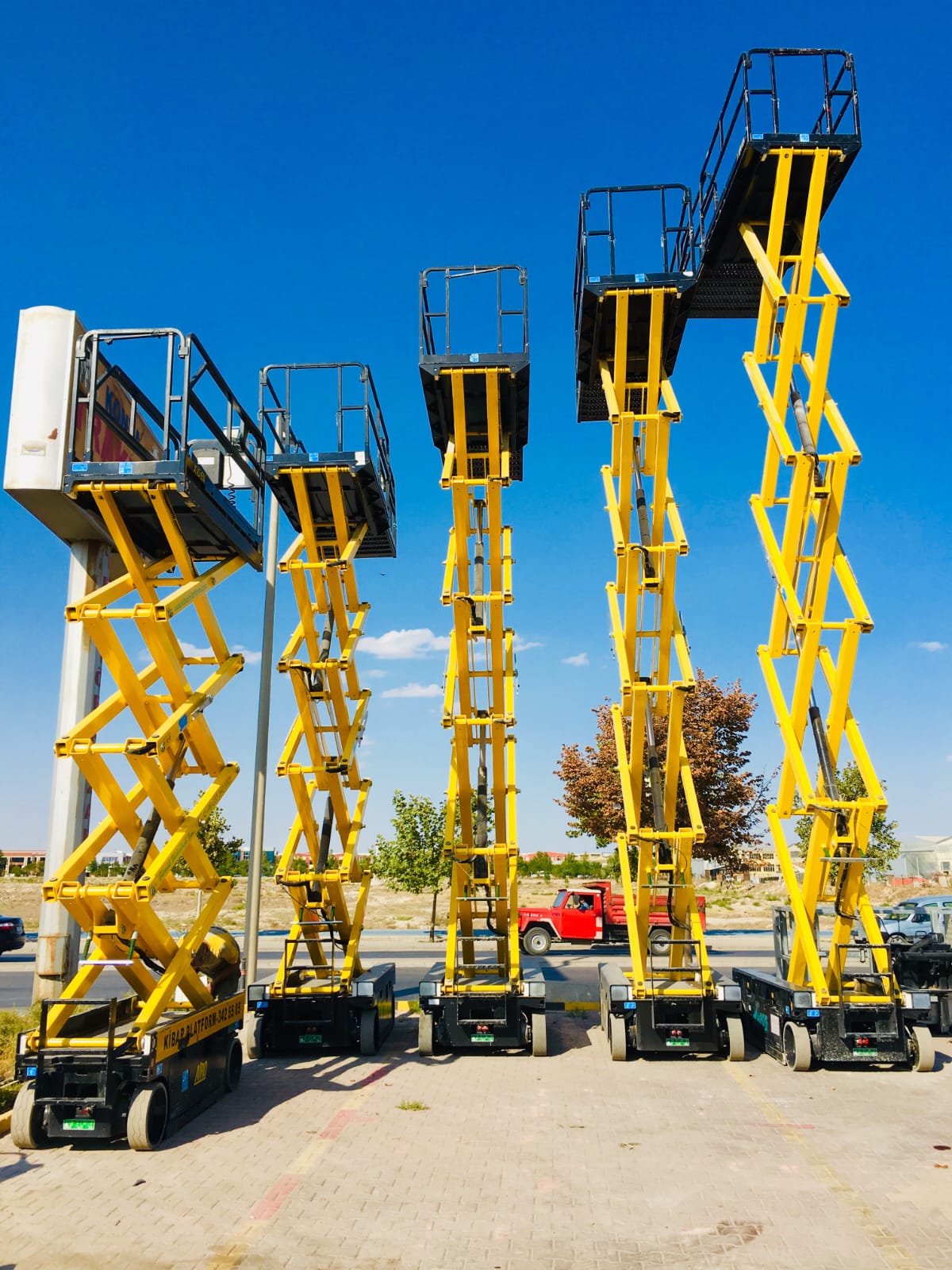 Akülü Makaslı Platformlar